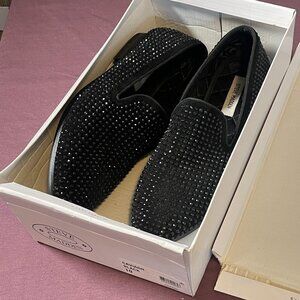 Steve Madden Sparkle Men's Dress Shoes/Loafers in Black - Size 10